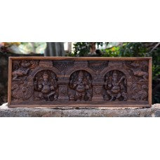 Ganapathi Wooden Panel
